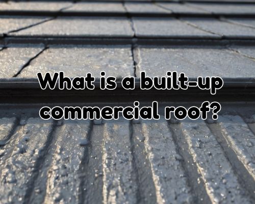a commercial roofing work