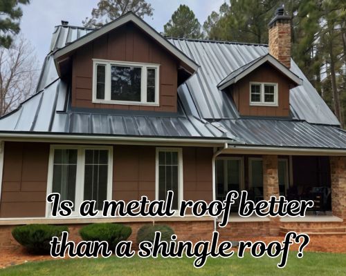 a home with better metal roofing