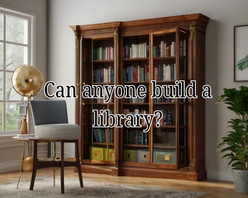 A beautifully built library shelf.