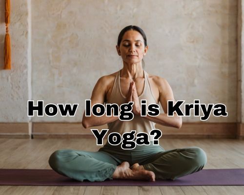 Breathing deeply through Kriya Yoga in studio