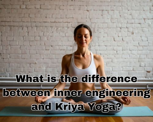 Kriya Yoga posture held in quiet studio space.