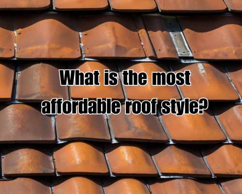 a gable roofing