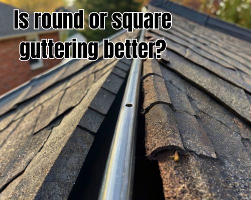 a round type of guttering