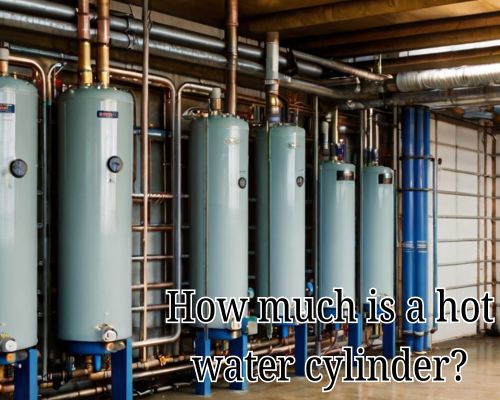 hot water cylinders in a room