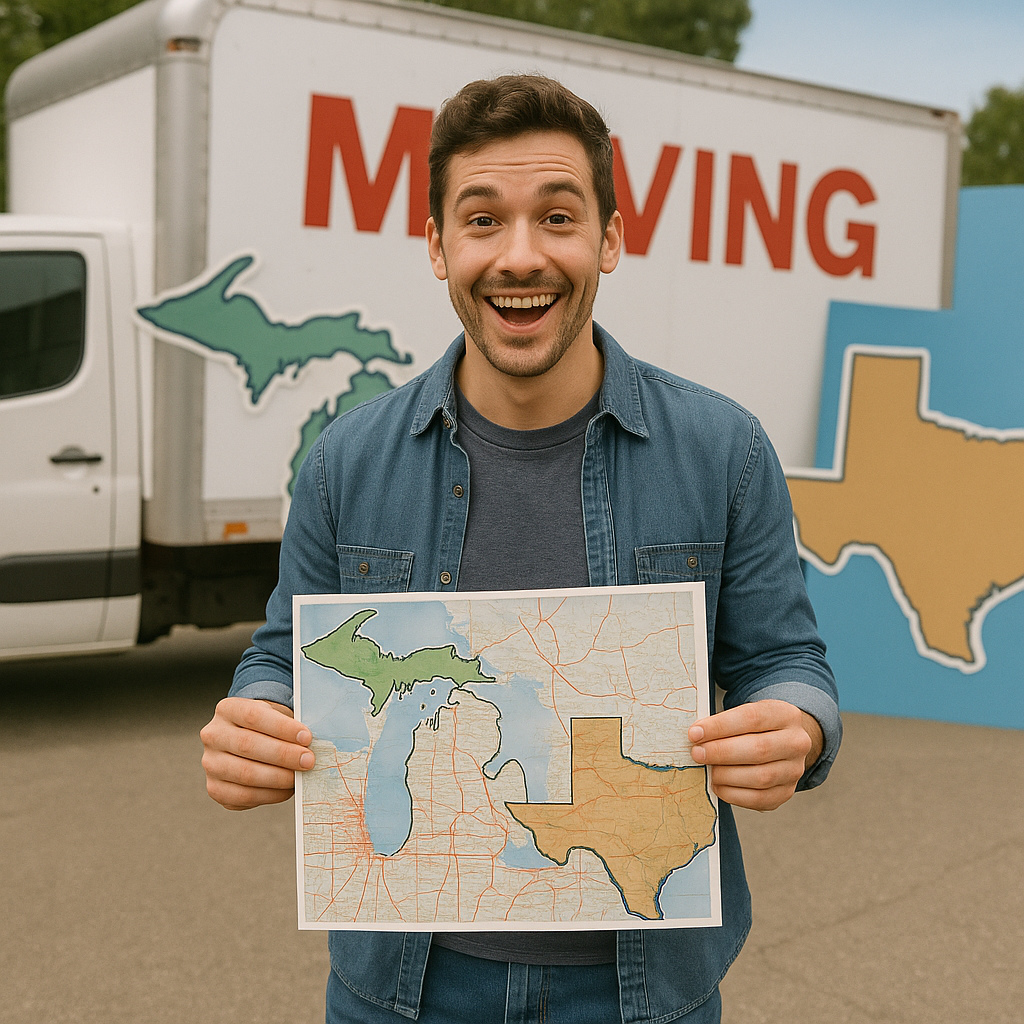 Michigan to Texas
